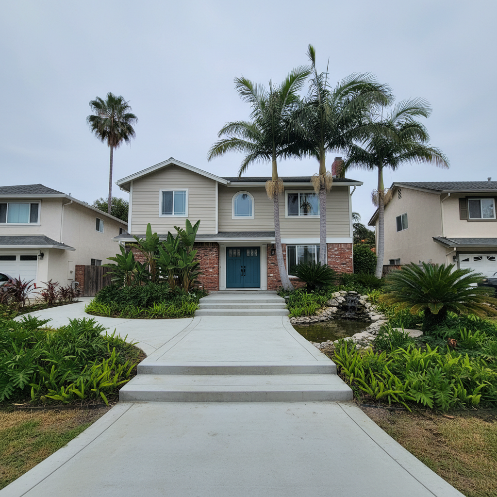 Concrete Sidewalks & Walkways completed by Elite Concrete in Blanchard, LA